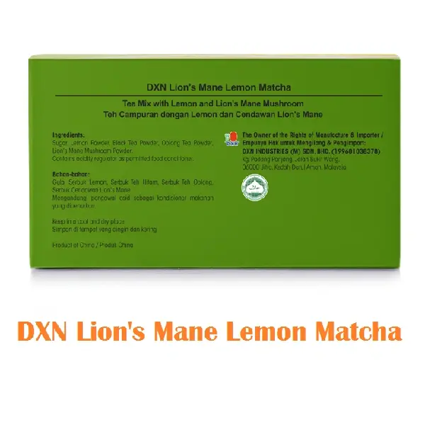 DXN Lion's Mane Lemon Matcha bd